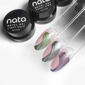 Paint Gel Metal Light Gold Nata