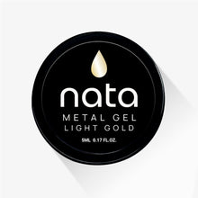 Carica l&#39;immagine nel visualizzatore di Gallery, Paint Gel Metal Light Gold Nata
