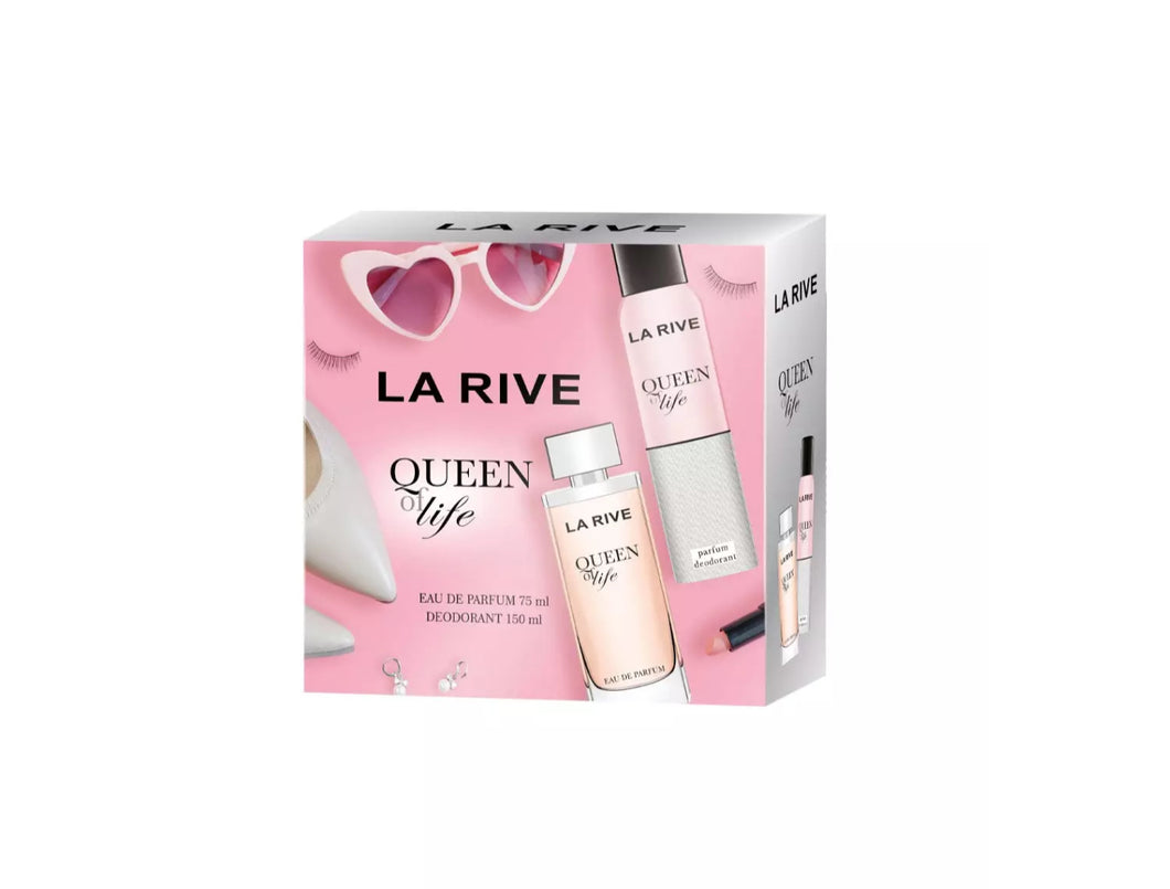 QUEEN OF LIFE Set de regalo para mujer EDP 75ML/DEO 150 ML