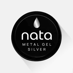 Paint Gel Metal Silver Nata