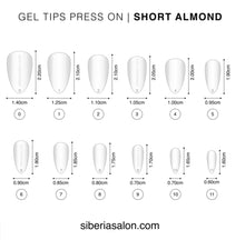 Загрузить изображение в средство просмотра галереи, Gel tips nails PRESS ON, forma almendra tamaño corto
